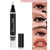 Easilydays Eye Makeup Remover Pen, Makeup Remover Eraser Stick Corrector Stick Lipstick Eyeliner Eraser for Instant Touch Up Correction, Mascara Smudges Correction,Travel-Friendly Makeup Removing Pen With 3 Replacement Heads