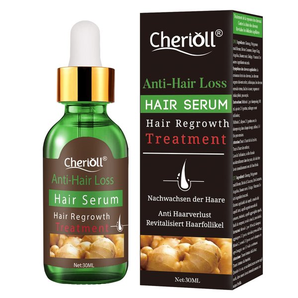 Hair Serum, Hair Treatment Serum Oil, Hair Loss &Hair Thinning Treatment, Hair Growth Oil for Stronger, Thicker, Longer Hair (30ml)