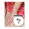 Inkbox Temporary Tattoos, Semi-Permanent Tattoo, One Premium Easy Long Lasting, Water-Resistant Temp Tattoo with For Now Ink - Lasts 1-2 Weeks, Tropic, 2 x 2 in