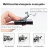 Magnetic Seam Guide for Sewing Machine ，Small Sewing Machine Seam Guide Without Installation ，Magnetic Universal Seam Guide for Multifunctional Sewing Machines，one-Piece Magnetic Seam Guide