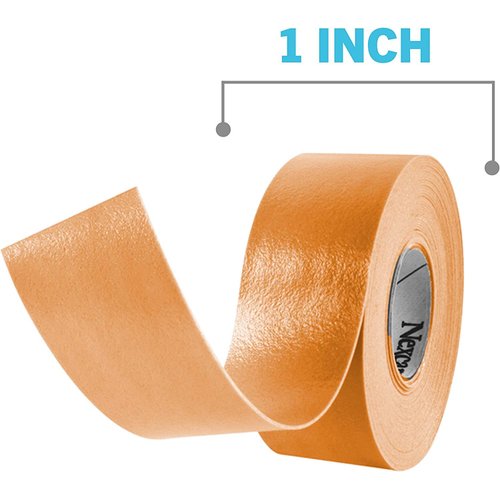 Nexcare Absolute Waterproof First Aid Tape, from The #1 Leader in U.S. Hospital Tapes, Stays on During Sports, Seals Out Water, Dirt and Germs, 1-Inch x 5-Yard Roll
