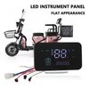 Minho 48V-72V Display Control Panel Digital Speedometer for Electric Scooter Bicycle E-Bike,Square Instrument