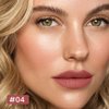 Modern Classic Lip Liner, 12 Colors Lip Liner Pigmented Vegan Matte, Lasting Finish Lip Liner, Luxurious Creamy Long Lasting Lip Liner, Prevents Feathering and Fading, (04)