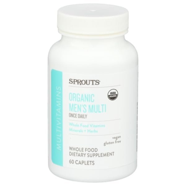 Sprouts Organic Vitamin D3+K2 Once Daily - 60 Caplets