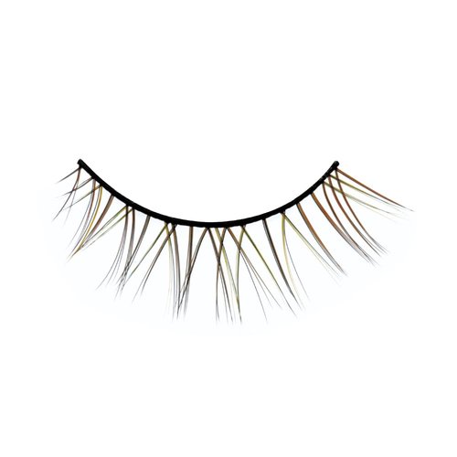 D-UP Natural Look False Eyelashes, False Lashes for Nature Look/Bold Eye Look, Japanese Natural Looking Fake Eyelashes A Day Long Lasting Wear, Lightweight&Reusable, 2 Pair, Color Lash 04 Beige
