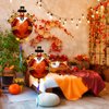 Turkey Balloons 4Pcs -Thanksgiving Turkey Foil Balloons Thanksgiving Decorations Garland Supplies for Birthday Baby Shower Party