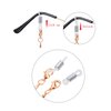 Tatuo 3 Pcs Glasses Strap Eyewear Retainer Eye Glasses Strap Holder Eyeglass Chain for Eyeglasses Sunglasses Women(Gold, Silver, Rose Gold)