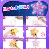 Arts and Crafts for Kids Girls Ages 8-12, 3D String Art Kit for Kids Ages 8-12, Girls 8-12 Light Up String Toys, Birthday Gifts for Girls Ages 8-12