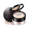 Loose Face Powder, Oil Control Minimizes Pores and Fine Lines, Sebum Control Makeup Pressed Powder Pact, Absorb Sweat and Prevent Clumps, with Mirror and Puff 15g, (Tender complexion)