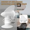 TonGass (2-Pack, White RV Rotating Sewer Plumbing Vent Cover for RV Rotating Holding Tank Vent Wind-Powered Cover Draws Holding Tank Odors Out - Rotates 360 Degrees - Includes Mounting Hardware