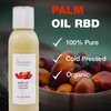 Soapeauty Palm Oil RBD for Skin & Hair Growth 100% Pure Natural, Cold Pressed Vegetable Oil for Men and Women - Vitamin E | 4 Oz
