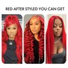 Red Lace Front Wigs Human Hair 200% Density Red Wig Human Hair 16A 13x4 Body Wave Red Human Hair Lace Front Wigs Pre Plucked Glueless Red HD Lace Front Wigs Human Hair Red Human Hair Wig 26 Inch