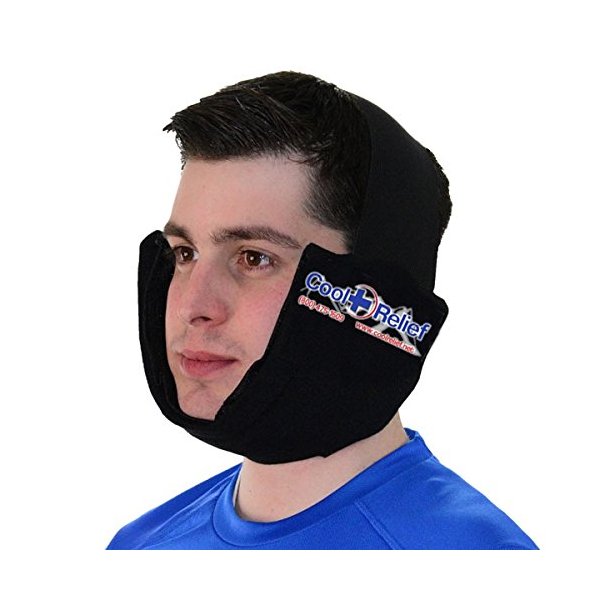 Cool Relief Soft Flex-Ice Jaw Ice Pack with Extended Cold for Wisdom Teeth