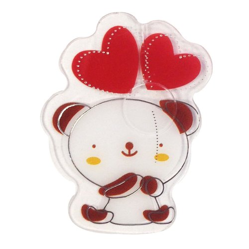 Allydrew Set of 50 Bear Bag Clips with 20 Scalloped Gift Tags/Kraft Hang Tags and Free Cut Strings for Baked Goods, Cake Pops, Party Favors, for Sealing Goody and Treat Bags, and Cello Bags