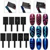 XEAOHESY 16 Pieces Nail Magnet Tool Set Magnet Plate Wand Board Magnetic Pen Stripe Nail Magnet Double Ended Magnet Wand Magnet Stick for Cat Eye Gel Polish Nail Art