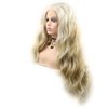 xiweiya Highlighted Blonde Wigs Long Loose Wavy Mixed Color Blonde Gold Synthetic Lace Front Wig Pre Plucked 13x4 Lace Wig Natural Hairline Heat Resistant Fiber Wigs for Women
