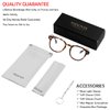 NIDOVIX Retro Round Blue Light Blocking Glasses for Men Women, Vintage Frame Non-prescription Computer Reading Eyeglasses (Tortoise)