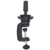 African American Mannequin Head with 100% Human Hair Manikin Head with Stand for Styling Hair Blowing Hair Cutting Braiding (Afro Kinky Straight)