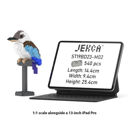 JEKCA Kookaburra 01S-M02 | Plastic Building Blocks | Age 14+