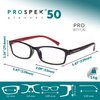 Prospek Blue Light Glasses Reading for Men and Women, Computer Glasses, Blue Light Protection, Clear Lens, SMALL SIZE