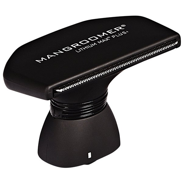 MANGROOMER Lithium Max Plus+ Back Hair Shaver (New 7th Generation) Complete Attachment Head With Shock Absorber Neck & New 50% wider Blade Design