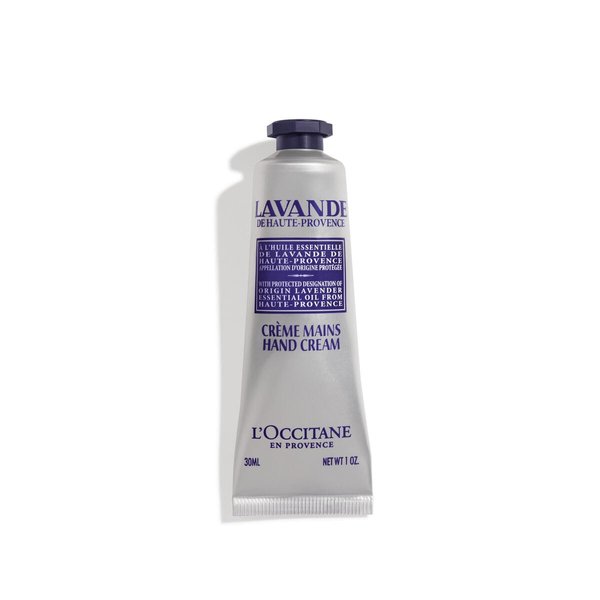 L'OCCITANE Lavender Hand Cream with Lavender Essential Oil and Organic Shea Butter 1 oz