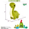 Naturally KIDS Dinosaur Plush Toys Set 6 - Stuffed Toy for Kids with Autism, Stress-Relief Fidget Toy, 6 Piece Assortment - Birthday Gift for 2-7 Year Old Boys and Girls