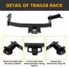 KUAFU 2-Inch Trailer Hitch Compatible with 2021-2023 Kia Sorento/Hyundai Santa Fe Class 3 Towing Hitch Receiver
