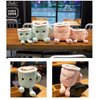Yoholto Latte Plush Pillow, 7.8 Inch Coffee Cup Plush Doll Toy, Coffee Food Stuffed Plush, Christmas Birthday Gift for Kids Adults Boys Girls (Green)