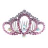 Alilang Vintage Rose Pink Bridal Hair Comb Simulated Crystal Wedding Hair Accessories