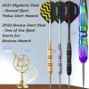 Turnart Darts Metal Tip Set - Steel Tip Darts Set Professional Metal Darts 12 pcs 22/24 Grams with Stylish Case Aluminum Shafts Extra 9 Flights