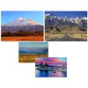 3-California Scenic - Mount Shasta, Mount Whitney, Mono Lake 3D Lenticular Postcard Greeting Cards