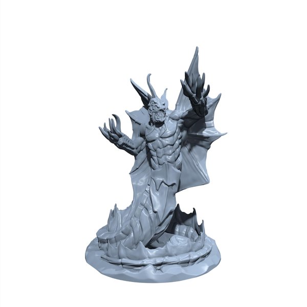 Serpenox, The Brine Bane | Drowning Devil Sarglagon | Drown Fiend | Miniature for Tabletop Games Like D&D and War Gaming Medium