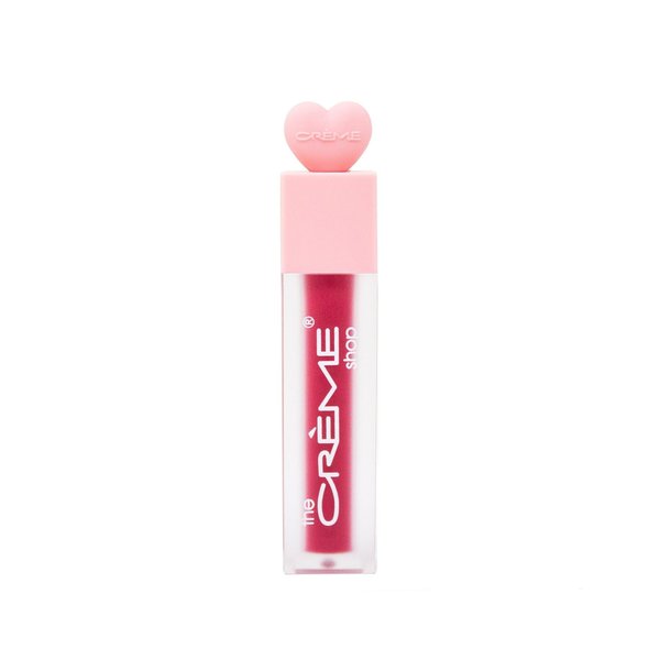 The Creme Shop's Ultra-Moisturizing, 12HR+ Long-Lasting Glossy Lip Stain - Sunflower Seed Oil & Glycerin Infused for Soft, Hydrated Lips – NEW FLAME