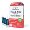 Wondercide - Flea & Tick Dog Spot On - Flea, Tick, and Mosquito Repellent, Prevention for Dogs with Natural Essential Oils - Up to 3 Months Protection - Small 3 Tubes of 0.05 oz