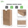 EcoQuality 1000 Mini Brown Kraft Paper Bag (2 lb) Small - Paper Lunch Bags, Small Snacks, Gift Bags, Grocery, Merchandise, Party Bags (4 5/16 x 2 7/16 x 7 7/8 inches) (2 Pound Capacity)