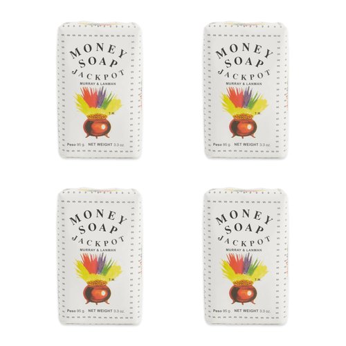 Murray & Lanman Money Jackpot Soap Bar 3.3 Oz (Pack of 4) - NO MONEY INSIDE