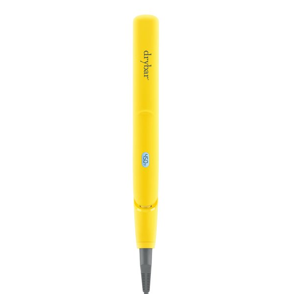 Drybar The Tress Press Straightening Iron 1" | Ionic Technology for Smooth, Shiny Hair | Straighten or Wrap Around Barrel to Create Curls, Waves, or Sleek Styles