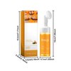 2 Pcs Turmeric Face Wash, Deep Cleansing Face Skin, Turmeric Glow Wash Facial Cleanser With Brush for Man and Women.