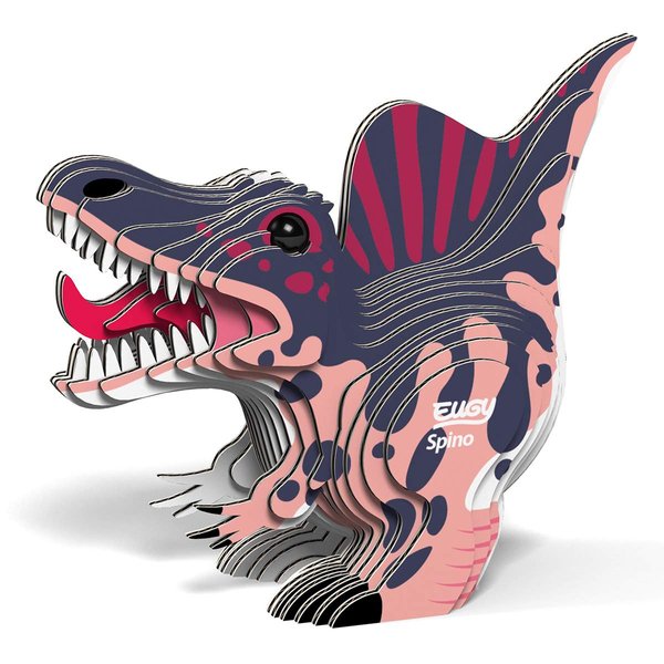 Eugy Spinosaurus Dinosaur 3D Puzzle, 24 Piece Eco-Friendly Educational Toy Puzzles for Boys, Girls & Kids Ages 6+