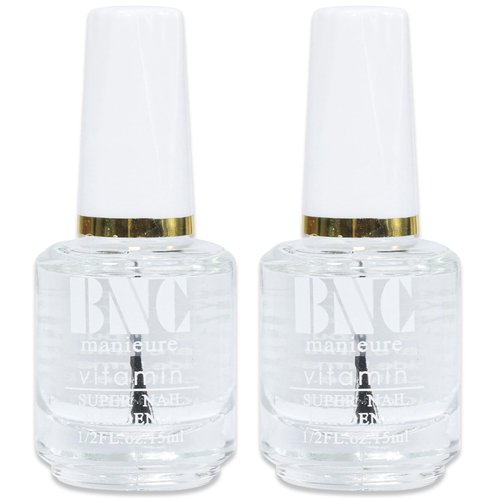 COSMOO 15ML Top Coat for Nail Polish, Dry Fast Bright Oil, Clear for Manicure and Pedicure, 0.5oz Boxed, 2 pack