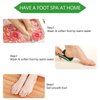 2 Pcs Curved Foot File Callus Remover for Feet, Double Sided Heel File Scraper U Shaped Foot Scrubber Dead Skin Remover
