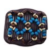 LOVEF 4 Pieces Beads Hair Combs Magic Elastic Hair Clips Stretchy Hair Comb Double Clips for Women Girls Hair Accessory