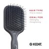 Kent AH9G Airhedz (Medium, Fine Pins) Paddle Detangler Hair Brush - Detangler Brush and Hair Brush for Thick Hair, Wet Brush and Detangle Brush, Hair Detangler for Thick Hair and Curly Hair Brush