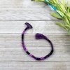 Purples Colorful Hair Clip In, Handmade Yarn Hair Extension
