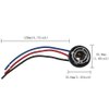 GLL Stradard 1157 LED Bulbs Socket Holder Auto Car Plastic Waterproof Turn Signal Tail Stop Rear Brake Light Base Harness Plugs Connectors Pre-wired Wiring Sockets