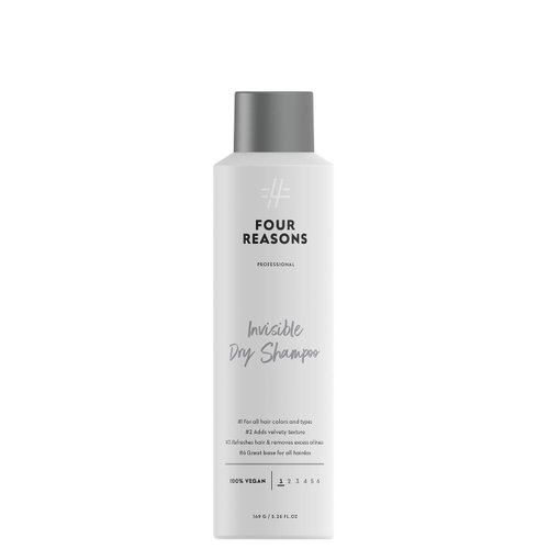 FOUR REASONS Invisible Dry Shampoo For Women- Fine Powder Dry Shampoo With No Visible Residue For All Hair Colors- Adds Volume, Removes Oiliness & Refreshes Hair- 8.5 Ounce