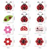 Ladybug Birthday Party Decorations Insect Theme Party Decor Hanging Swirls, Assembled and Ready to Use, Baby Shower Birthday Party Supplies 24pcs Party Streamers Flower Party Decor Banner