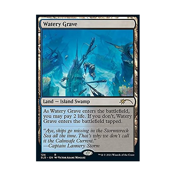 Magic: The Gathering Singles Watery Grave (124) Secret Lair Drop Series SLD, SLD124