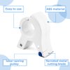 QKDS Masking Paint Tape Dispenser, Portable Paint Tape Applicator for Trim, Easy to Grip Rounded Handles and Accurate Tape Application, Saves Time Compact Design for On The Go Usage(White)